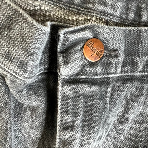 Wrangler 1013MWZCG Original Fit Men’s Gray Wash Denim Jeans size 42 x 30 - Picture 3 of 9
